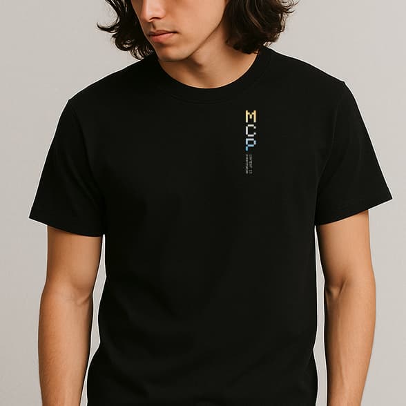 Man wearing the shirt